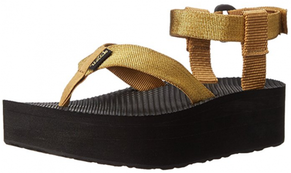 brown platform tevas